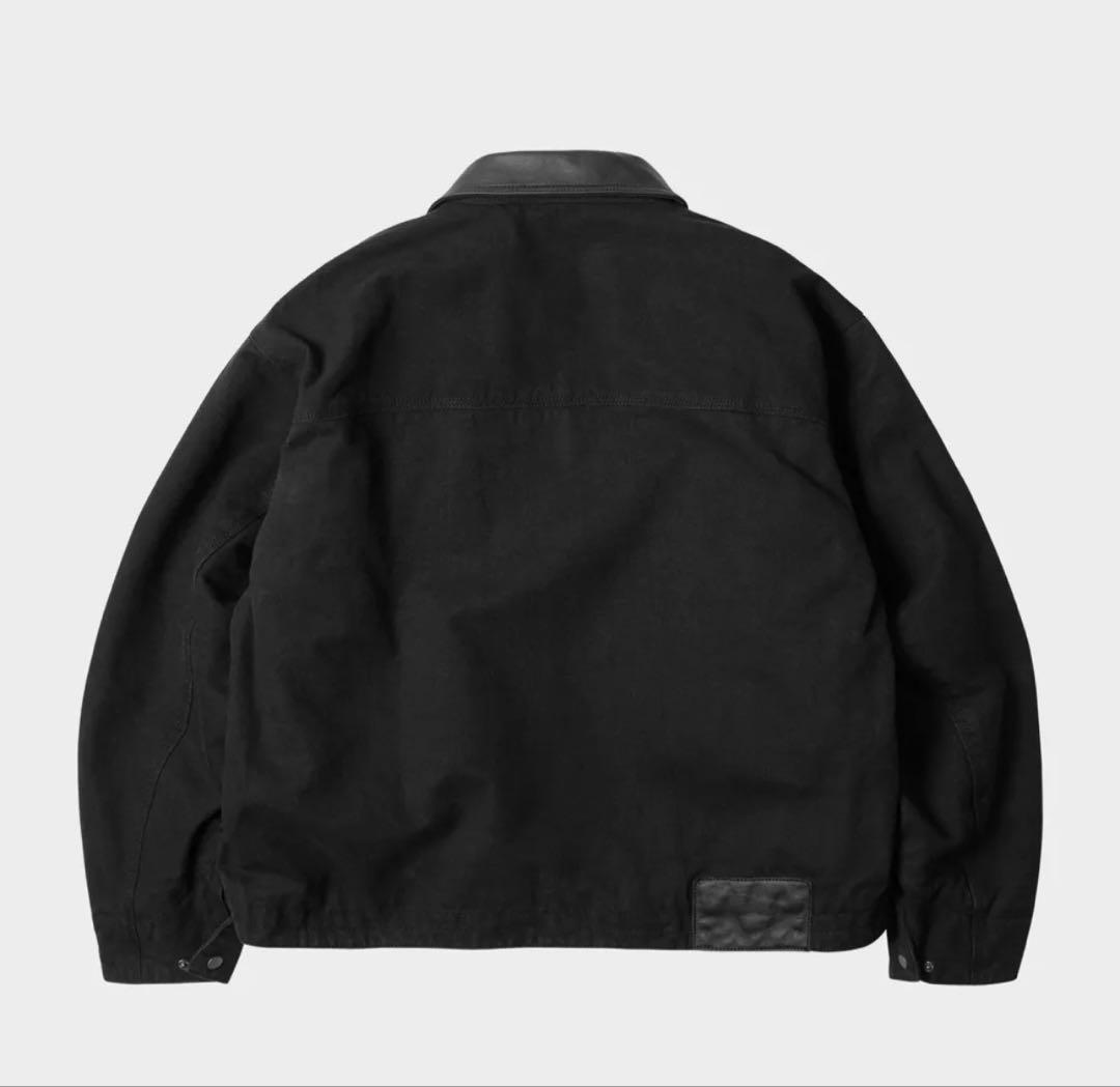 ジャケット・アウター HEAVY CANVAS DESTROYED WORK JACKET BLACK