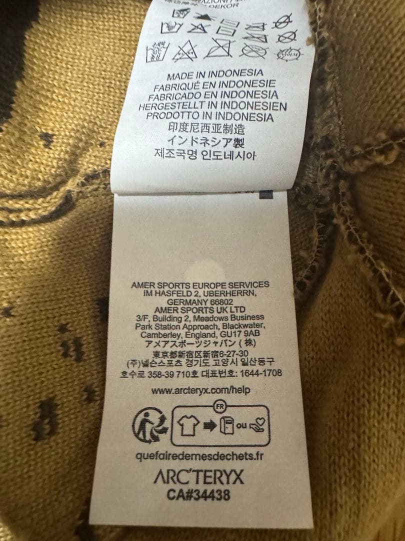 アークテリクス　ビーニー　店舗購入‼️100パー正規品