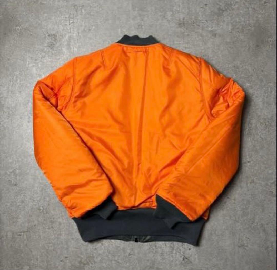 極美品 ALPHA INDUSTRIES MA-1 カーキ リバーシブル L