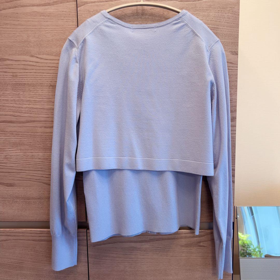 【タグ付き未使用品】ANAYI レーヨンストレッチボレロアンサンブル 38