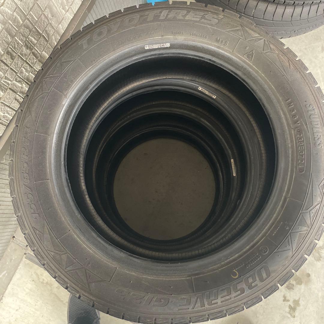 トーヨー　スタッドレス　155/65R14 中古4本　24年製　送料込み