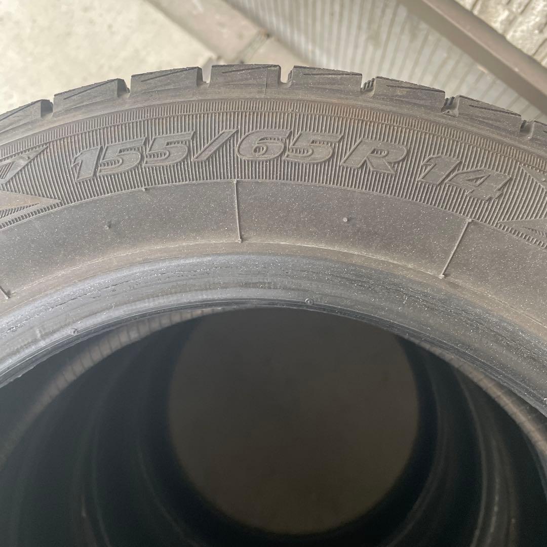 トーヨー　スタッドレス　155/65R14 中古4本　24年製　送料込み