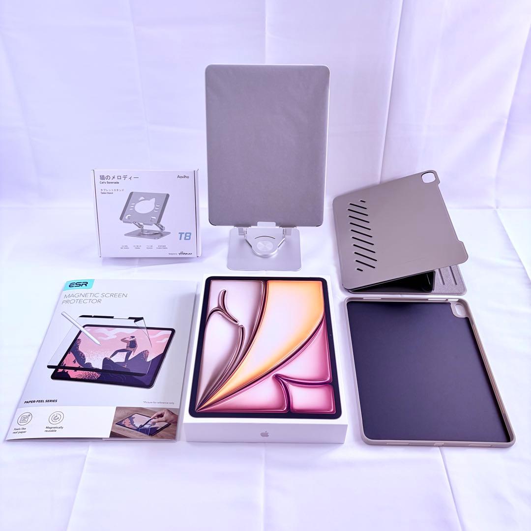 【未使用】13インチiPadAirM3/セルラー/1TB/スターライト/AC+付