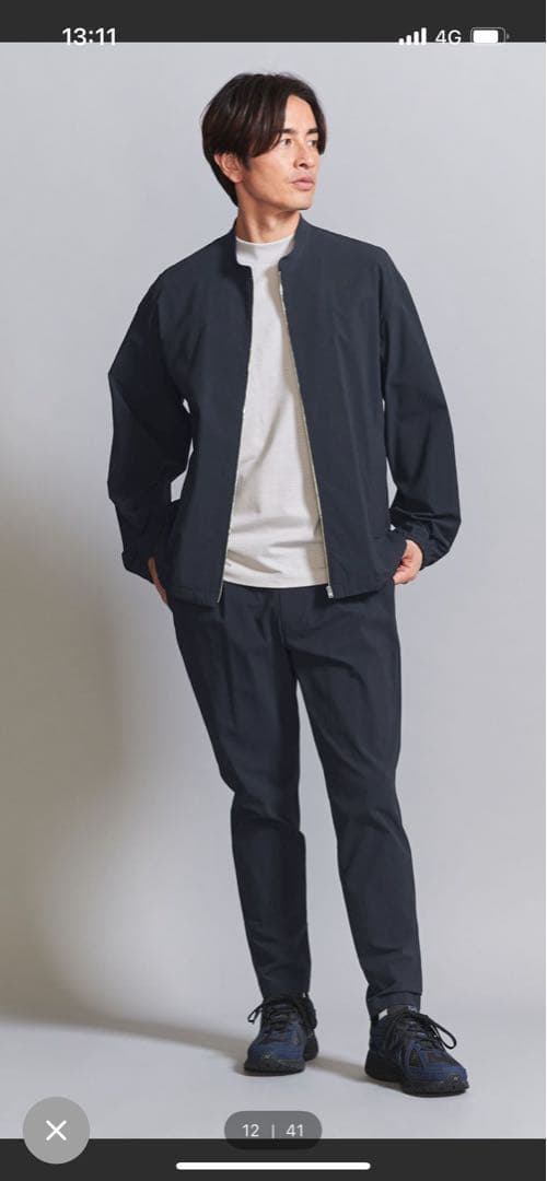 【極美品/unitedarrows】今期360°MASTER パンツのみ L