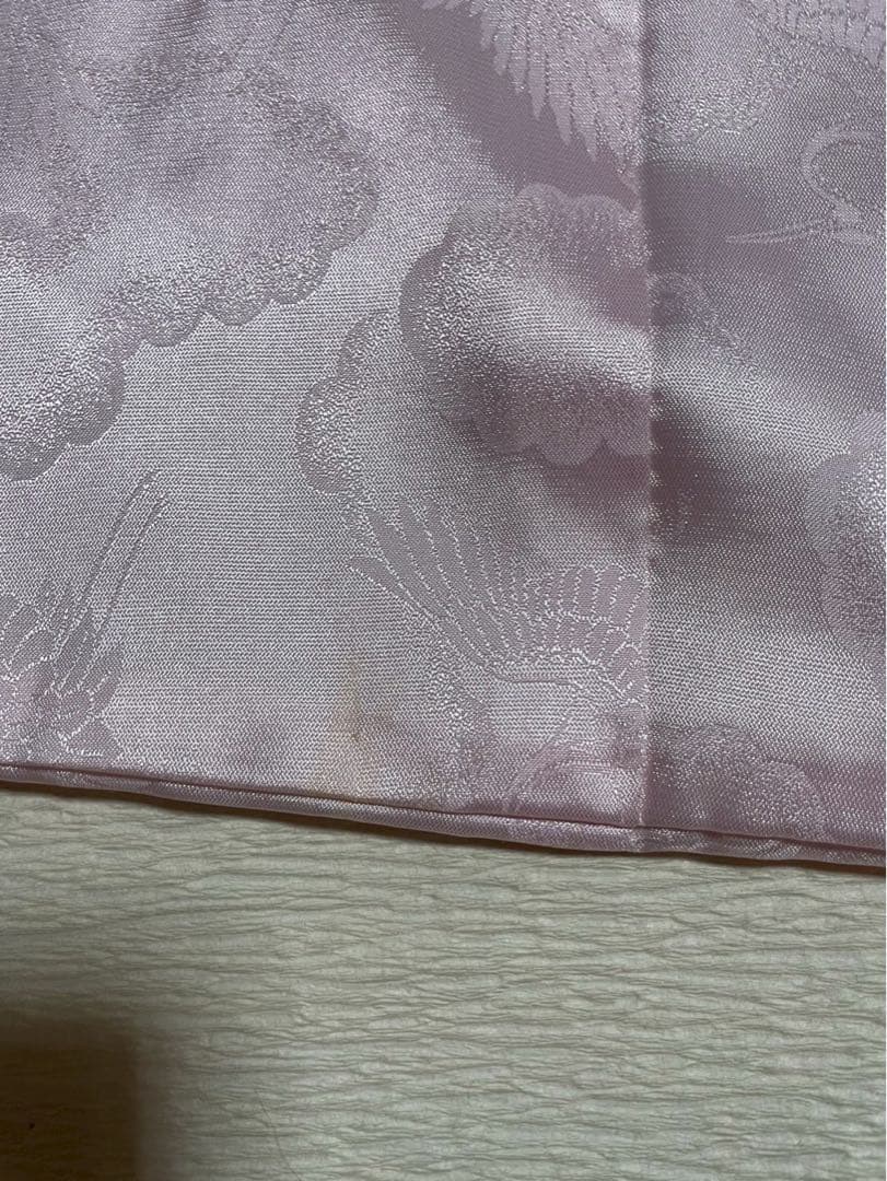 産着　お宮参り　女の子　正絹　総刺繍　金駒刺繍　半襟付き　長襦袢付き　赤　ピンク