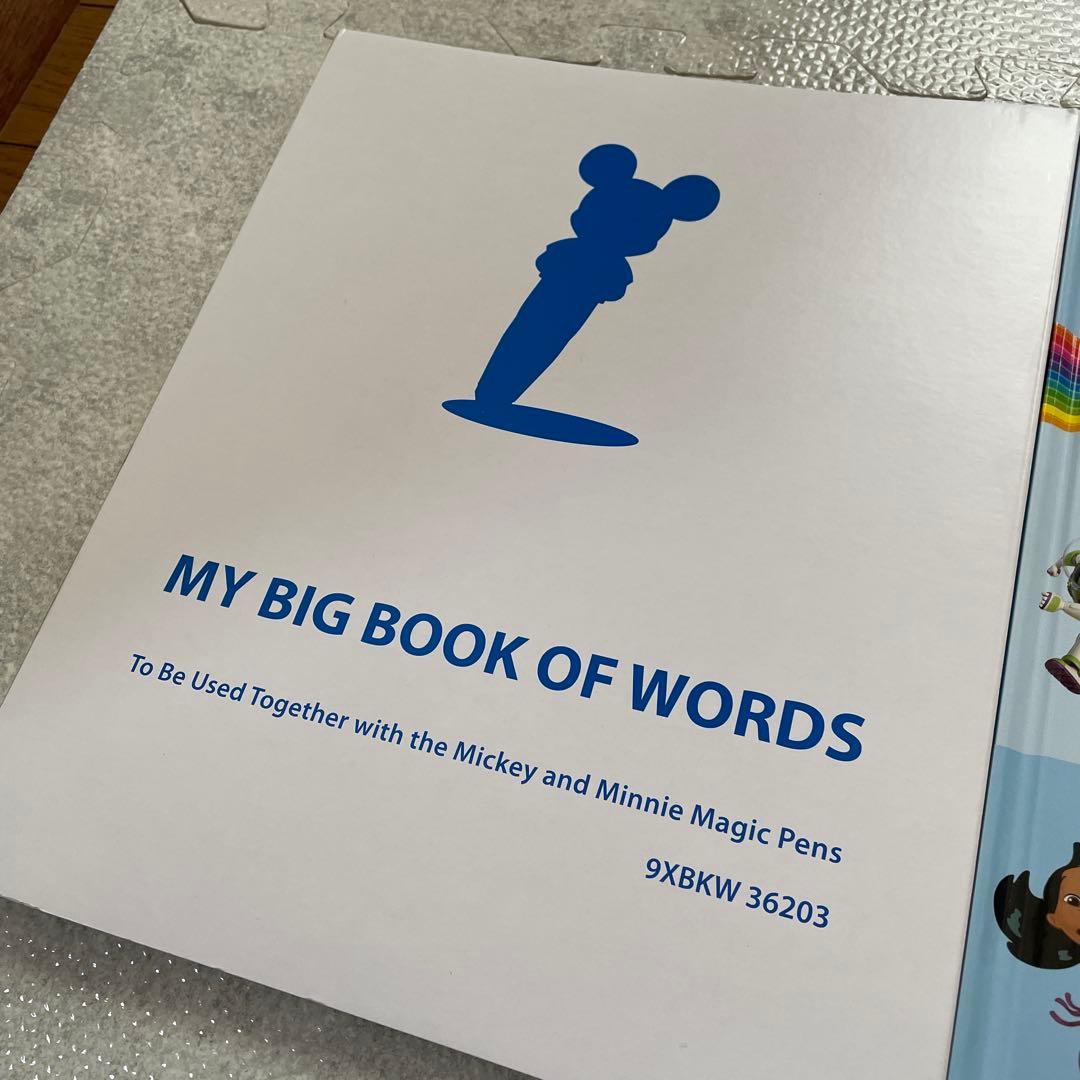 ディズニー　英語システム　my big book of words 新品未使用