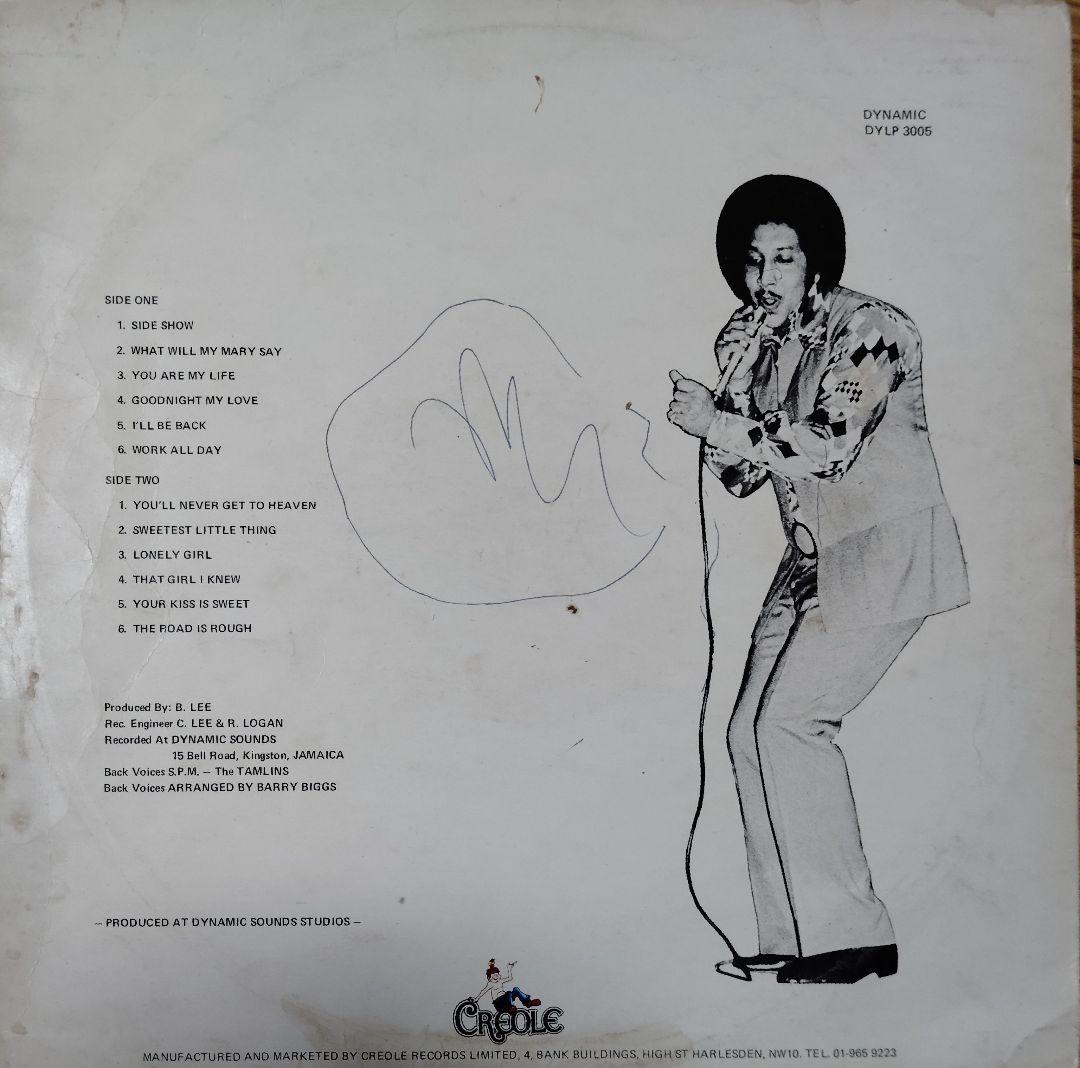 'Mr. Biggs' Barry Biggs 　LOVERSレコード