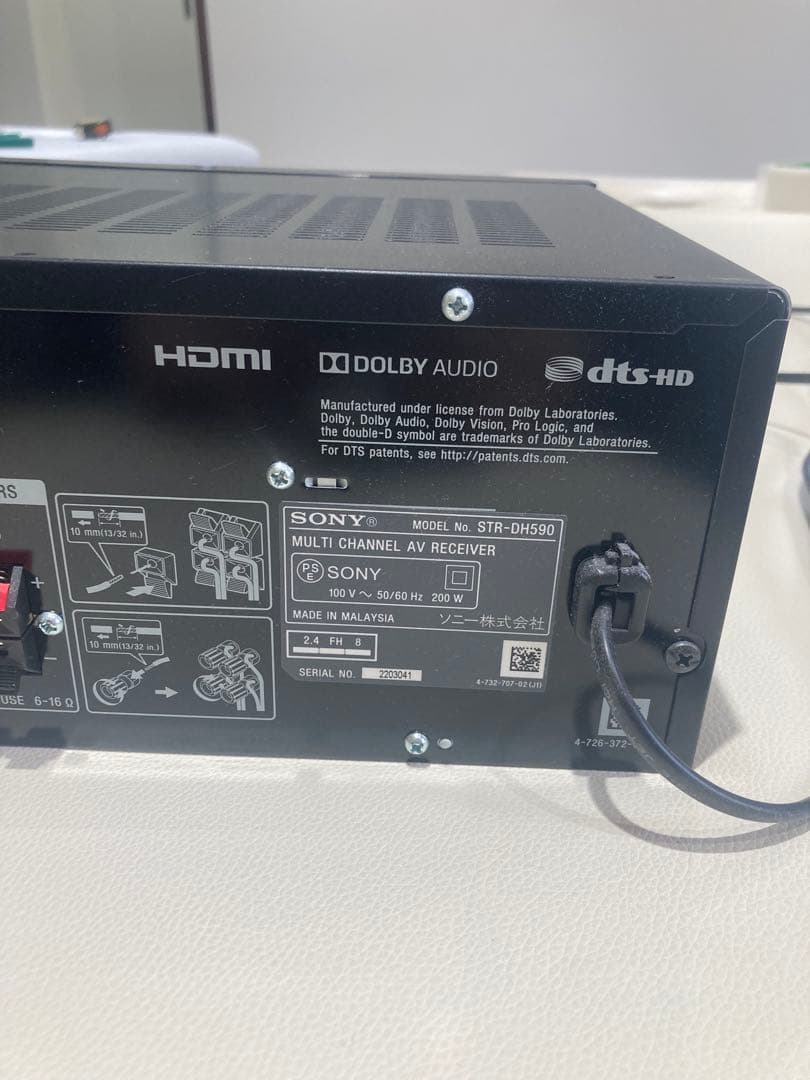 SONY STR-DH520 AVレシーバー