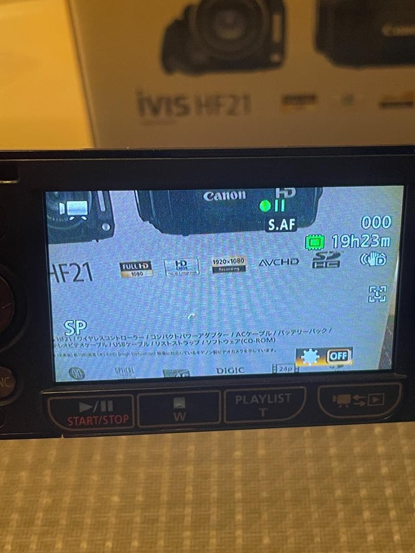 Canon iVIS HF21 ビデオカメラ 【ジャンク品】