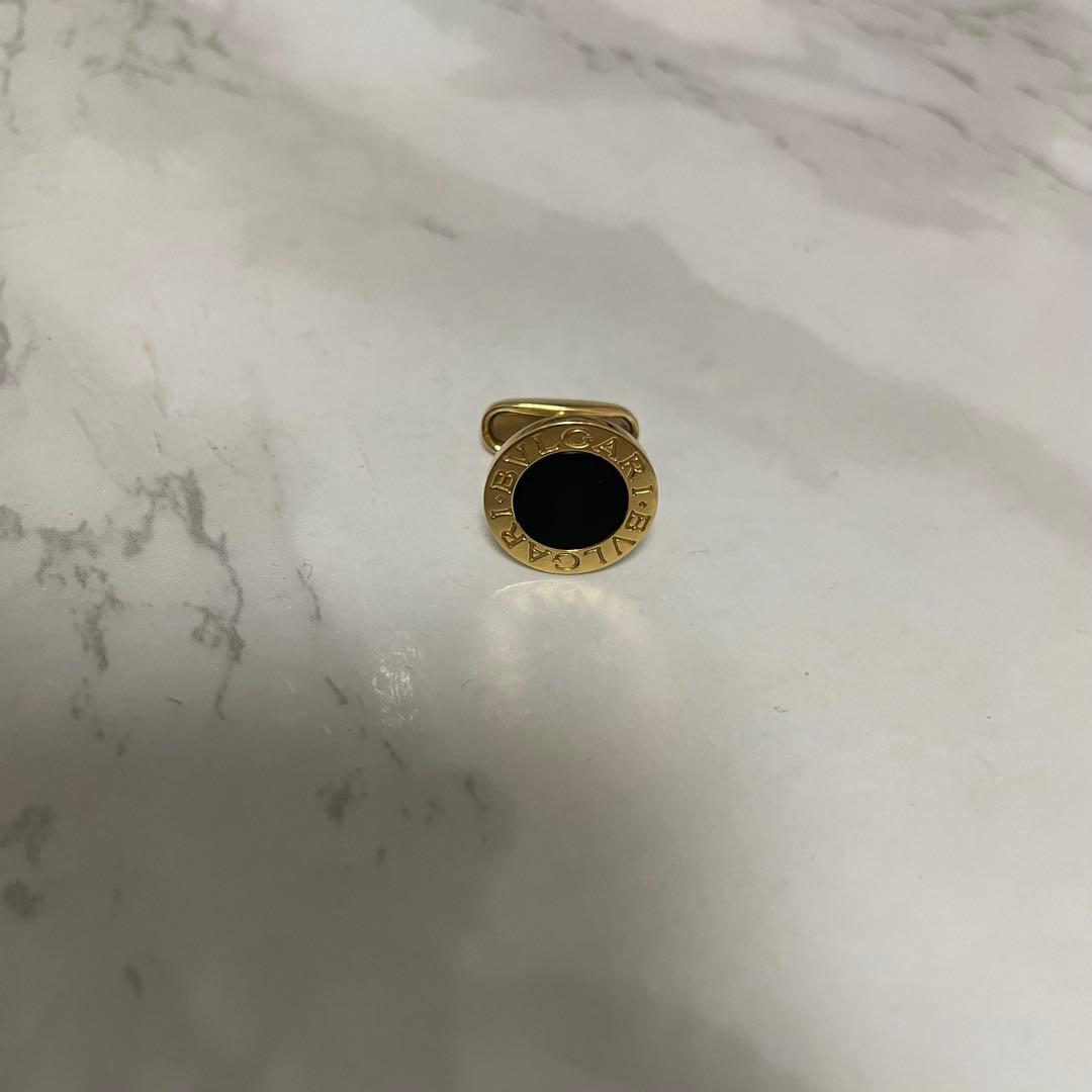 ブルガリ 18K オニキス カフス 片方だけ