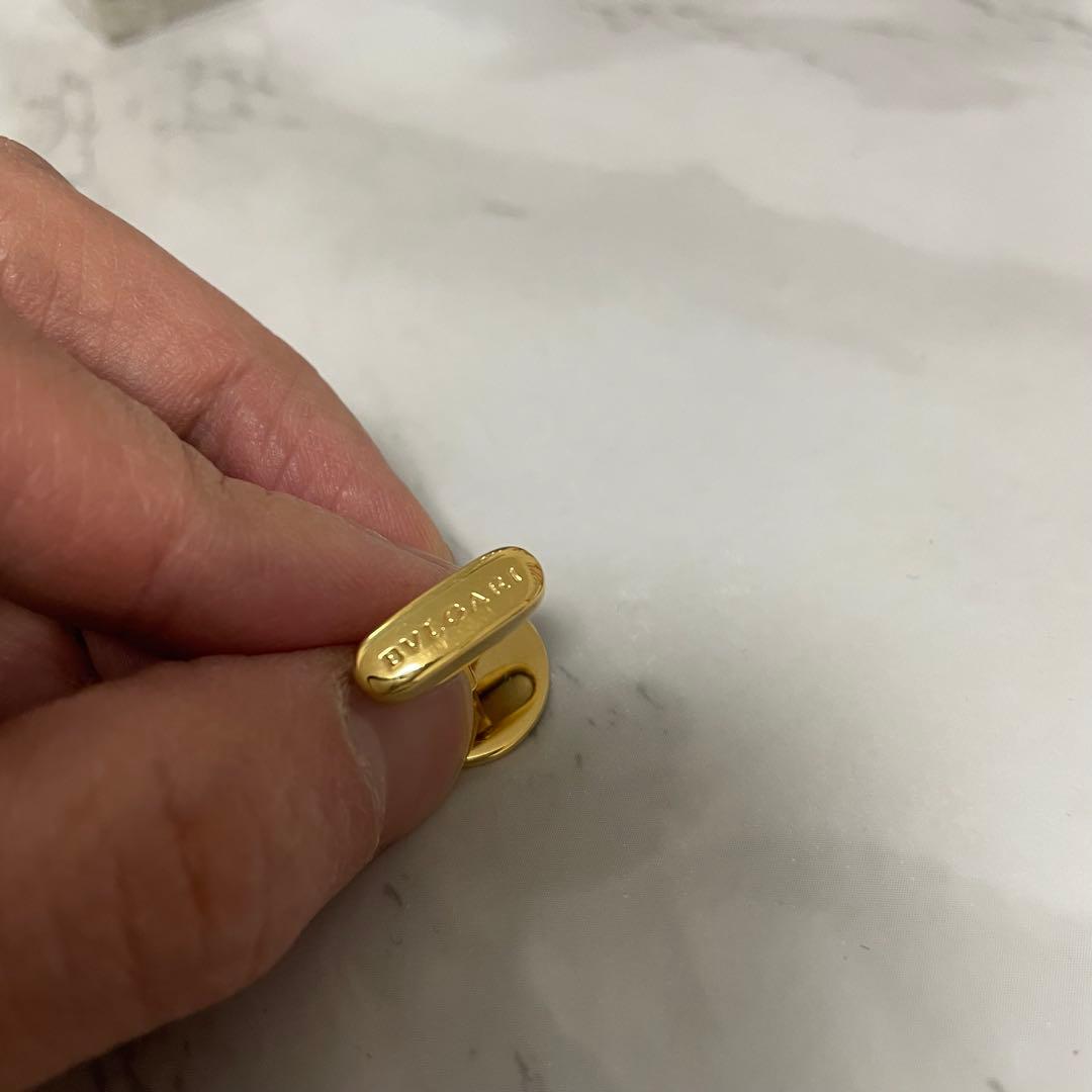 ブルガリ 18K オニキス カフス 片方だけ