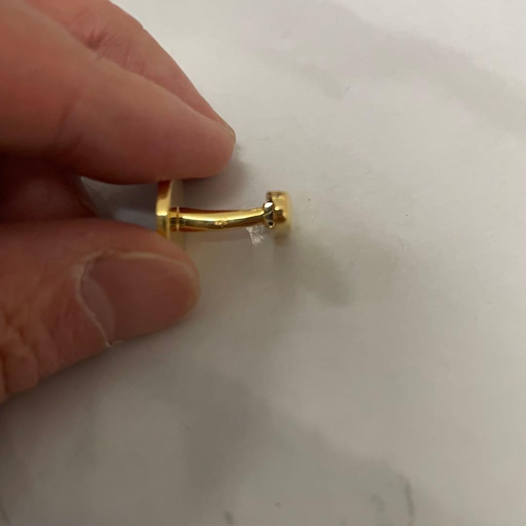 ブルガリ 18K オニキス カフス 片方だけ