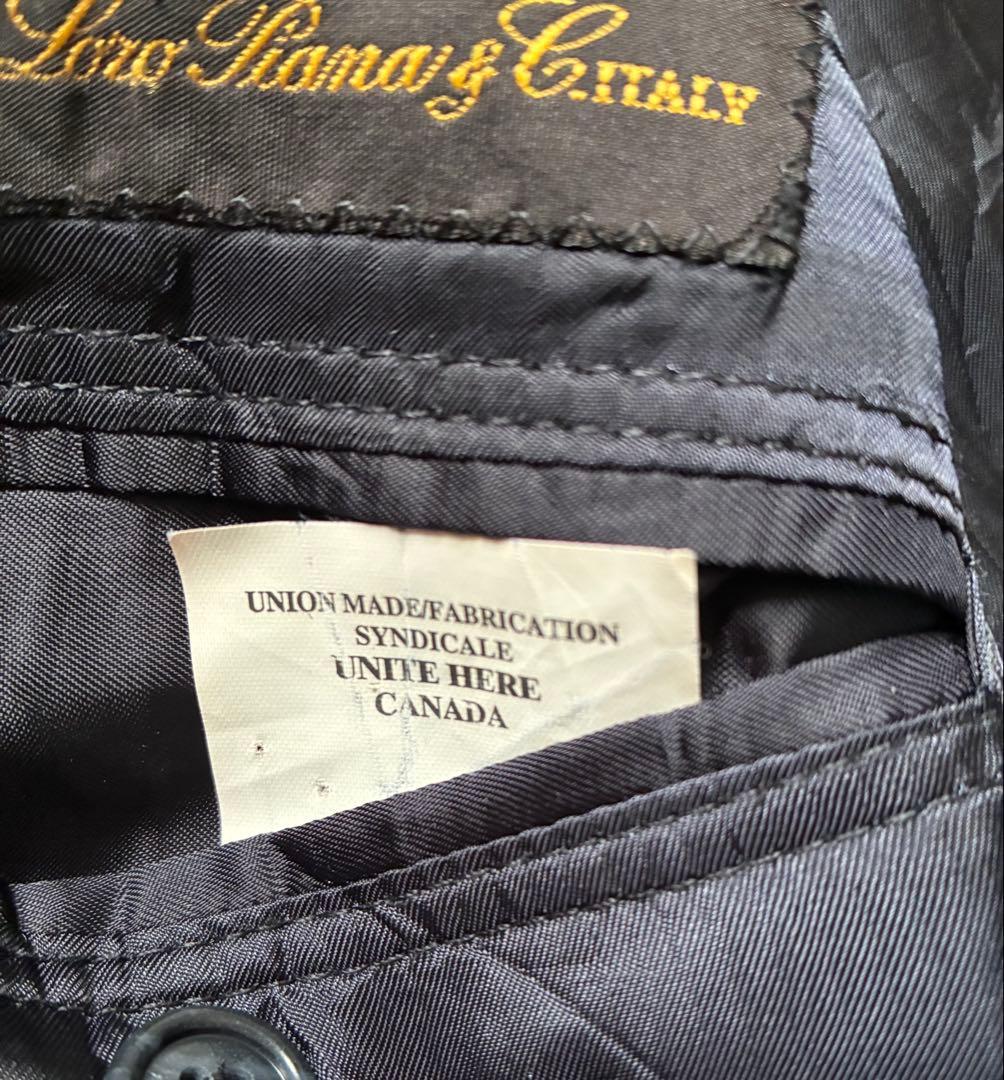42S BROOKS BROTHERS 紺ブレ 金ボタン ロロピアーナ カナダ製