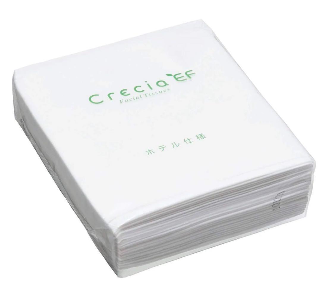 Crecia EF ティッシュハーフポリパック 100枚×96パック