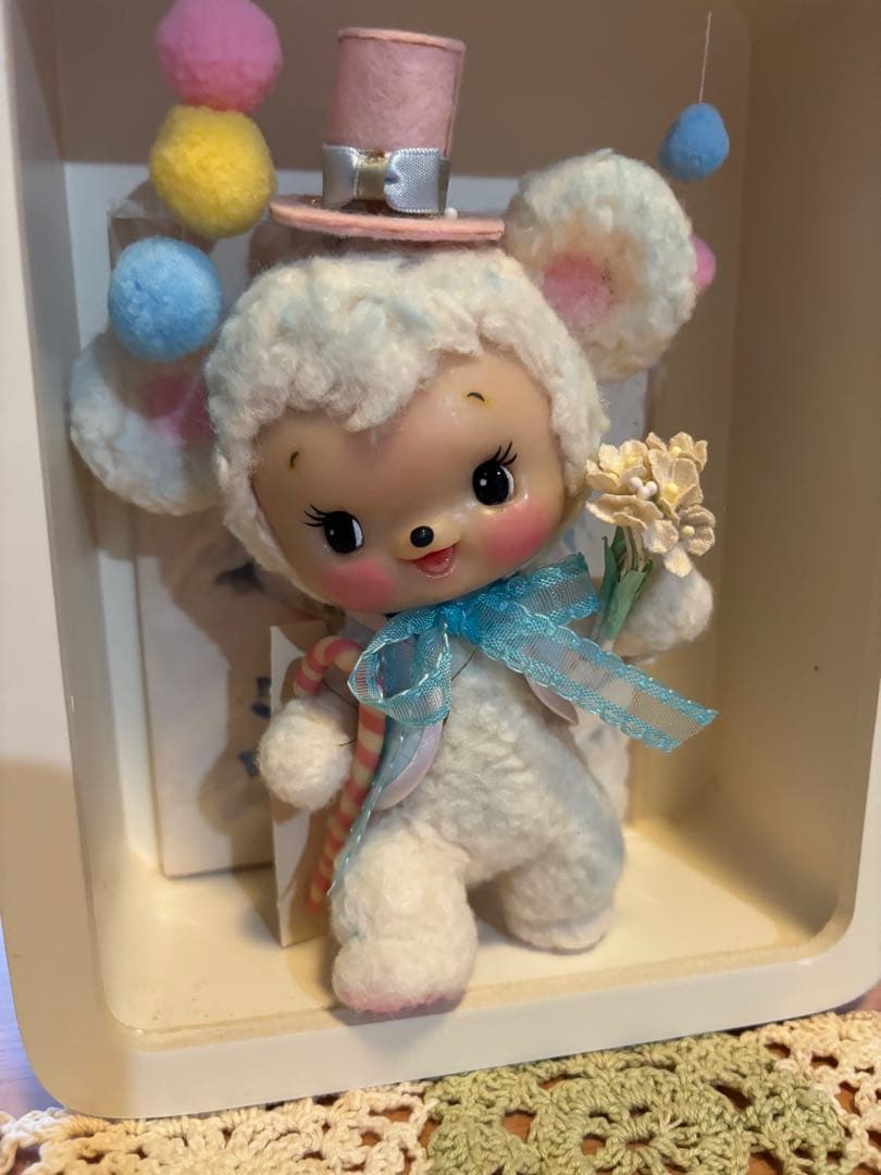 アーティスト羊毛フェルトドール　人気作家　ribo