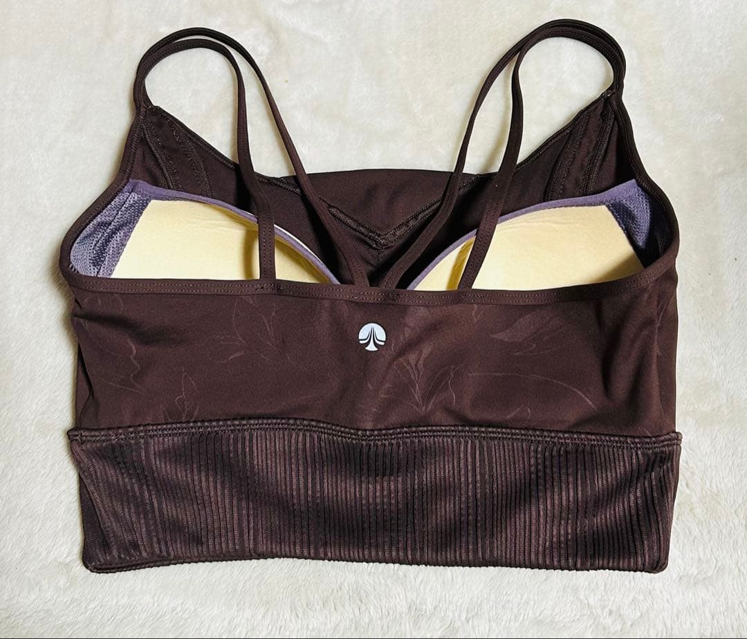 SUKALA　LAVA　エンボスリーフブラトップ 【チョコレートブラウン】
