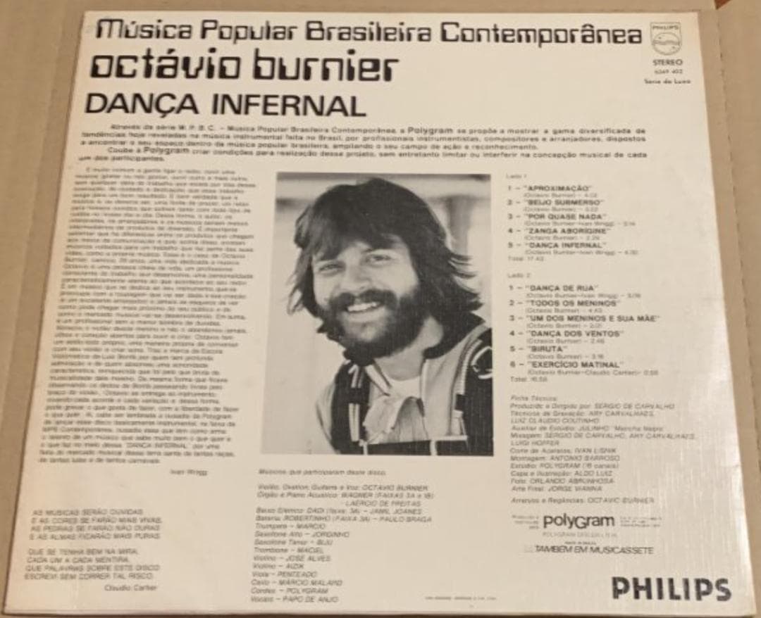 BRA盤79年オリジ！Octavio Burnier/DançaInfernal
