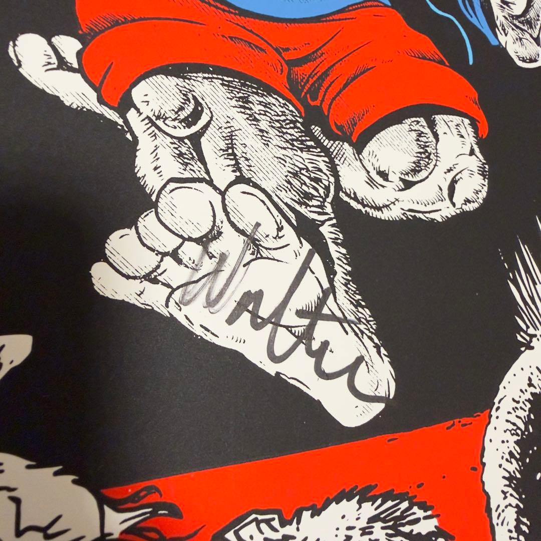 即発送 Circle Jerks ポスター 直筆サイン ゴリビス