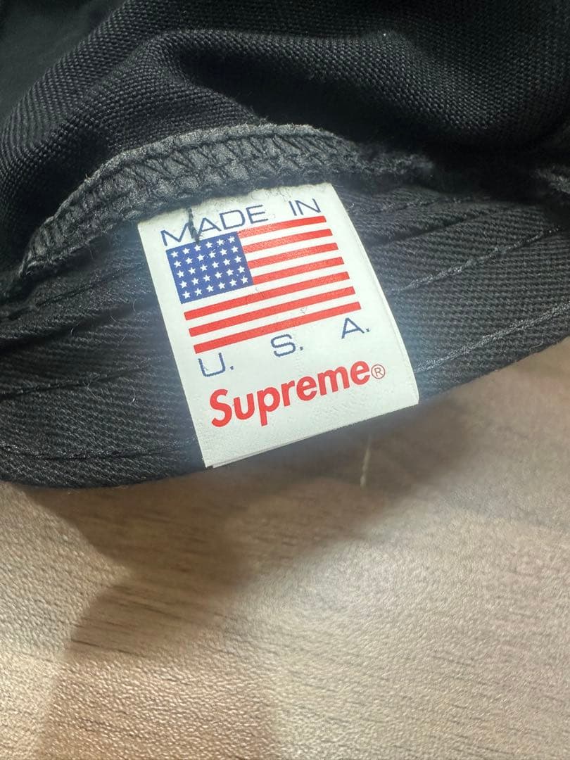 Supreme Bandana Camp Cap ブラック