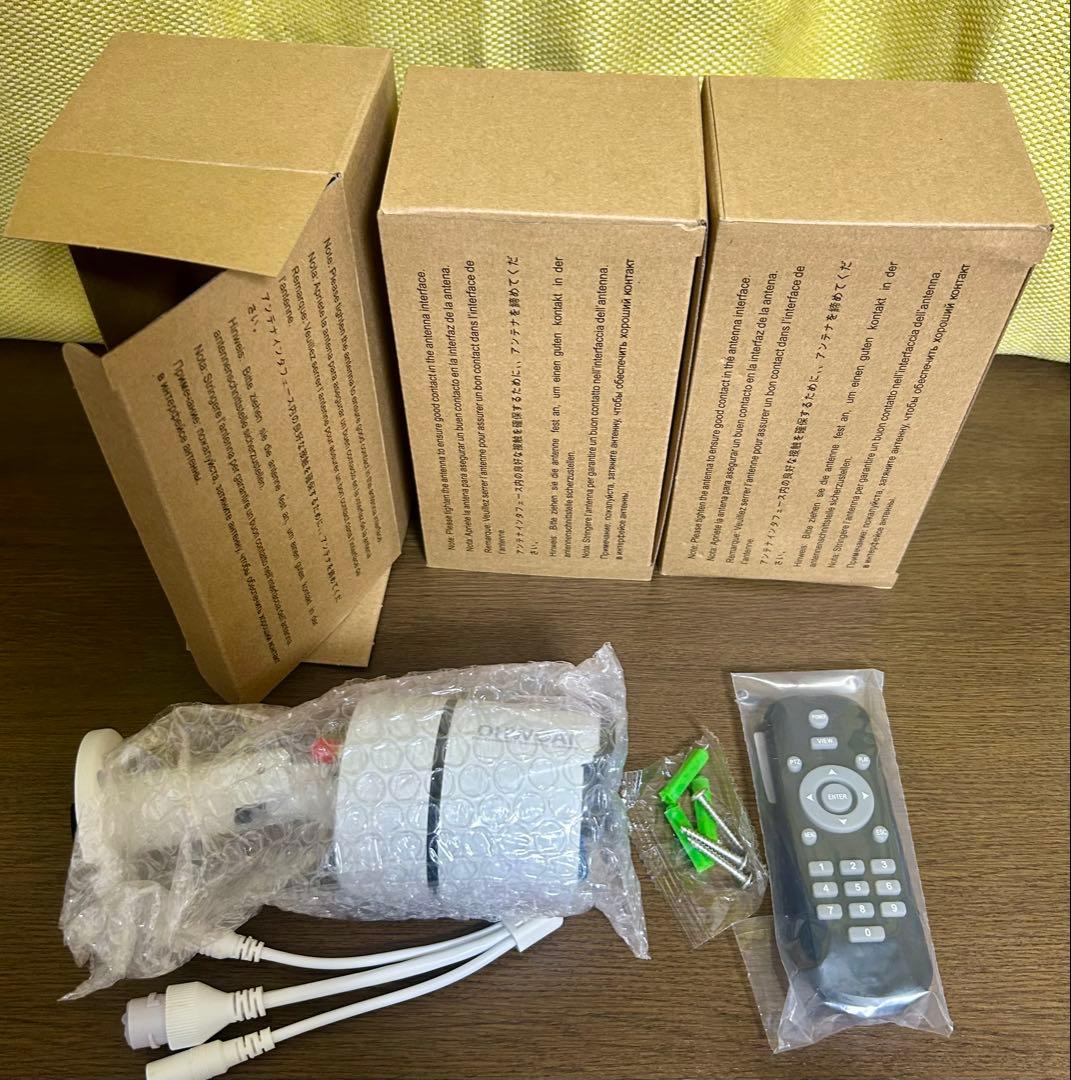 【未使用】OOSSXX製の防犯カメラ3台セット