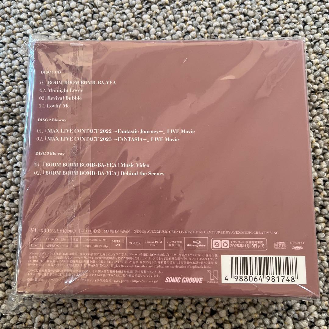 直筆サインポストカード付 BOOM BOOM BOMB-BA-YEA DVD