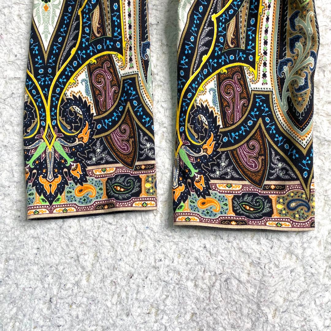 美品✨ETRO ワンピース ニット ストレッチ ペイズリー M イタリア製