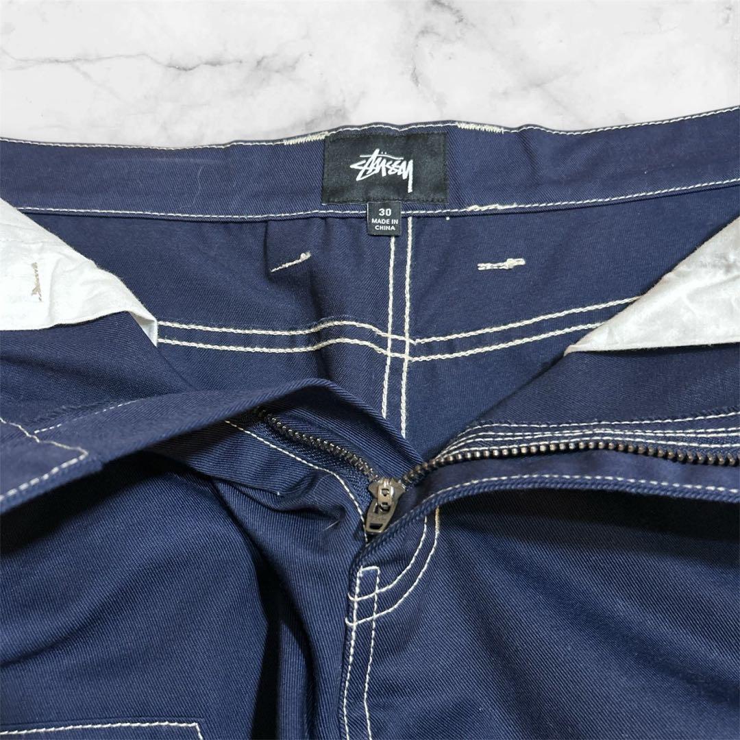 美品❗️ STUSSY ステューシー　セットアップ L ワーク 希少 ベスト