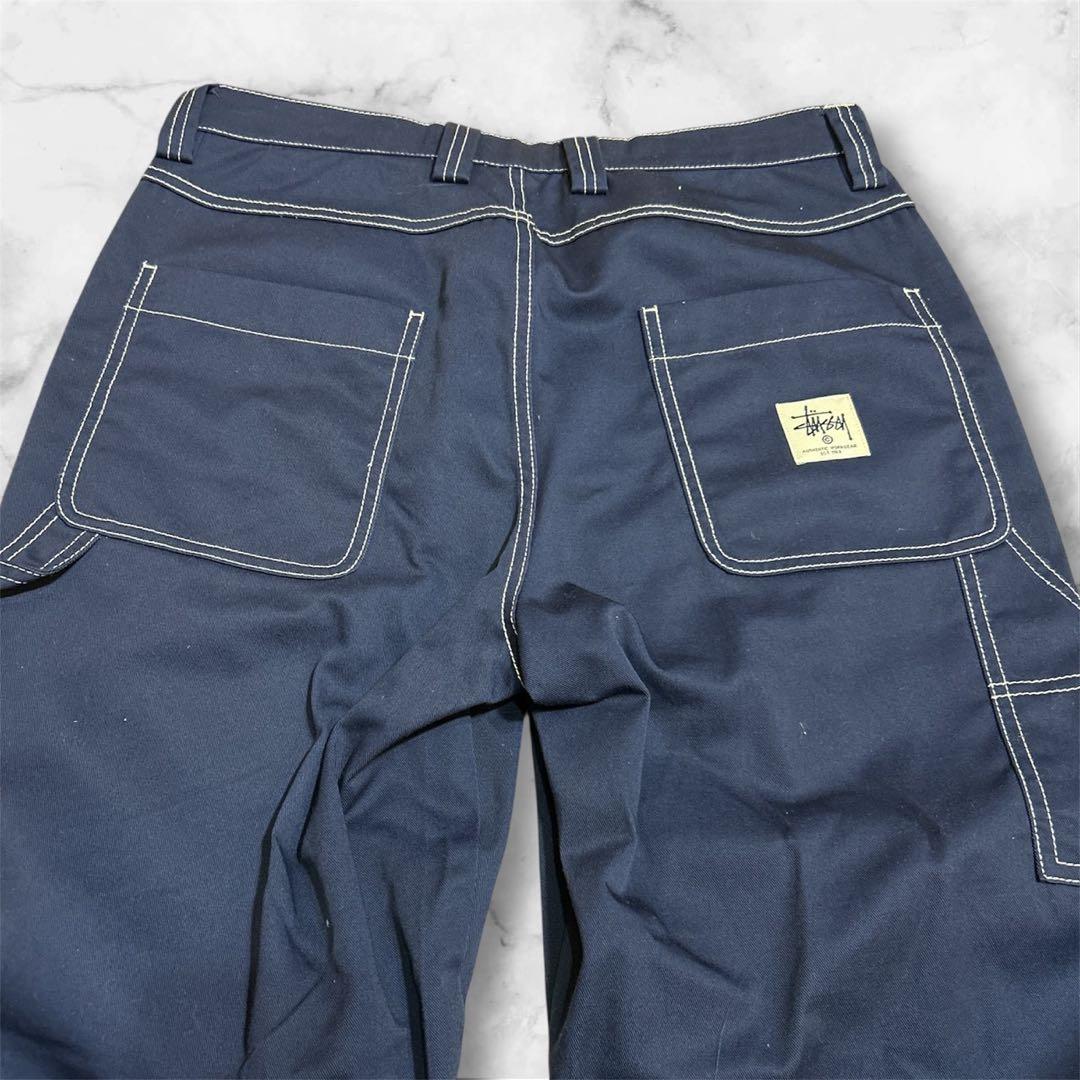 美品❗️ STUSSY ステューシー　セットアップ L ワーク 希少 ベスト