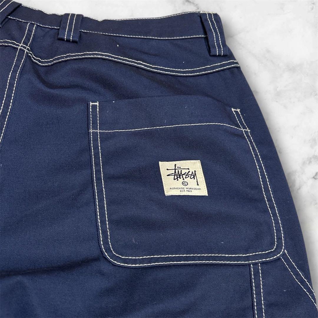 美品❗️ STUSSY ステューシー　セットアップ L ワーク 希少 ベスト