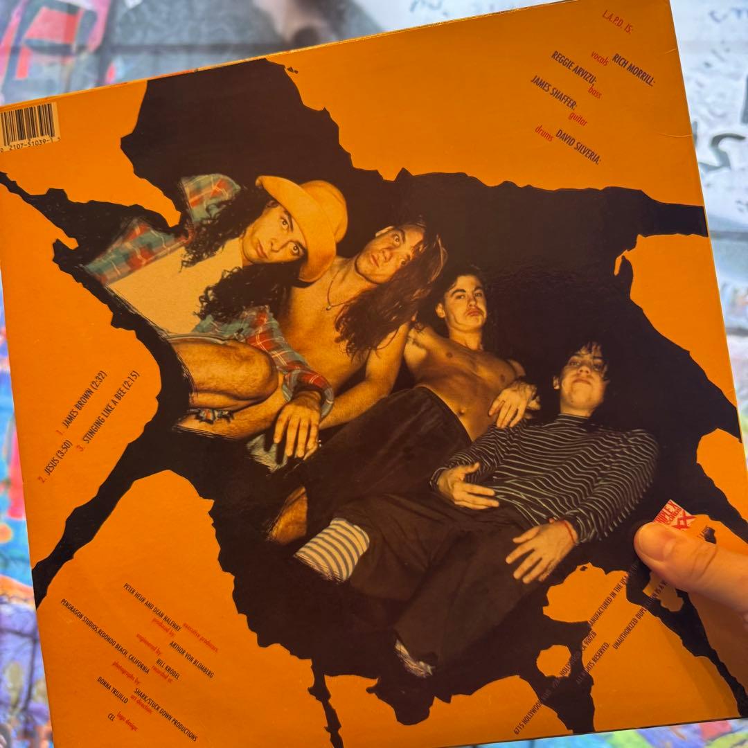 L.A.P.D. Love and Peace Dude 赤盤 レコード