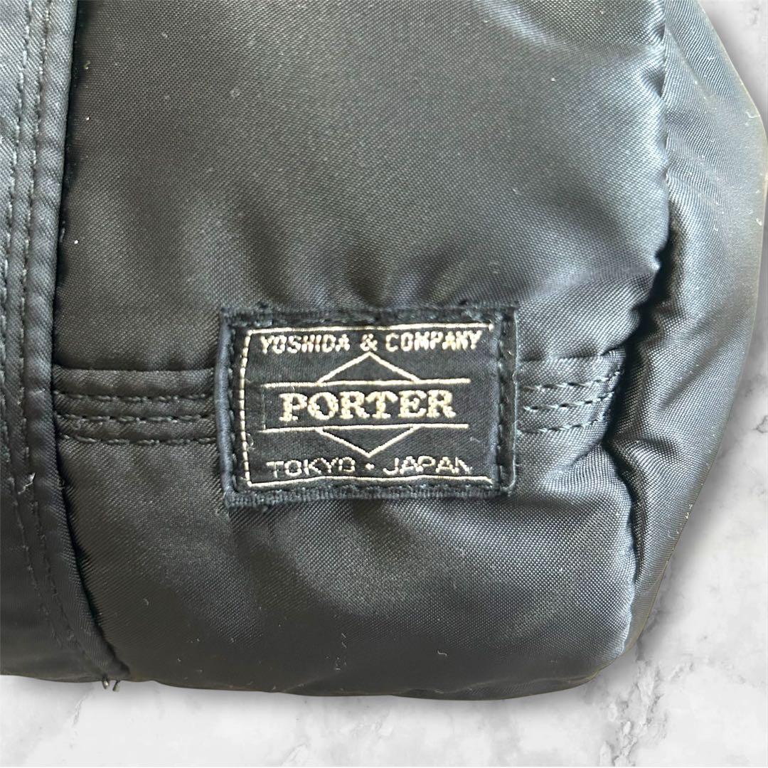 【廃盤】PORTER TANKER ミニボストンバッグ　ハンドバッグ　ブラック