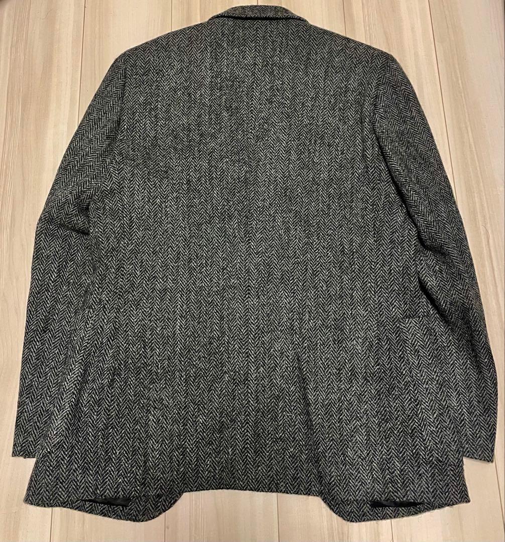 【在庫わずか‼️】Harris Tweed ヘリンボーン テーラードジャケット　L
