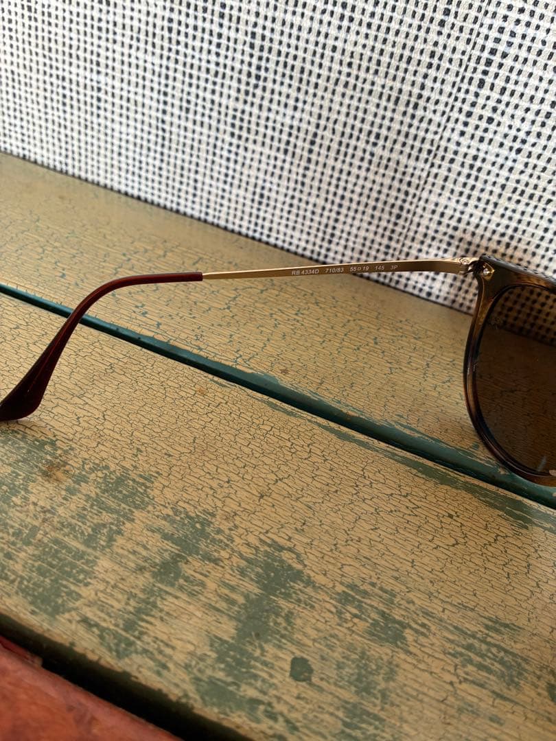 【極美品】Ray-Ban レイバン RB4334D べっ甲柄　55◻︎19