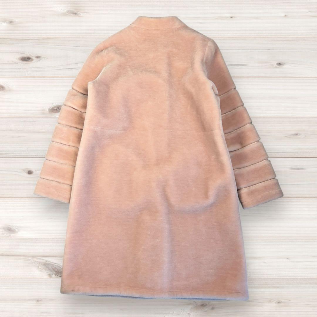 BIRTHDAY BASH バースデーバッシュ ウール ボアコート ピンク M