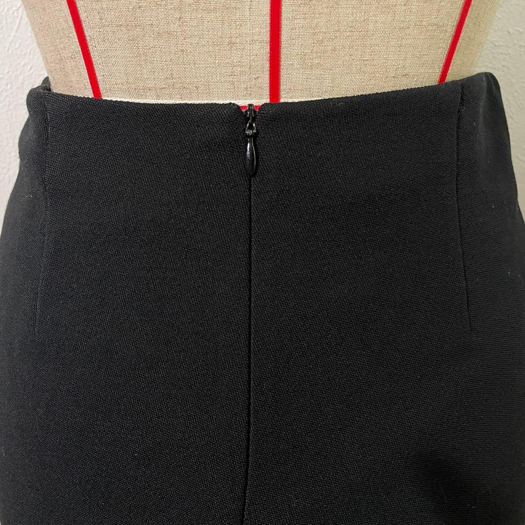 【美品】EMPORIO ARMANI/エンポリオアルマーニ/38/黒/フリンジ