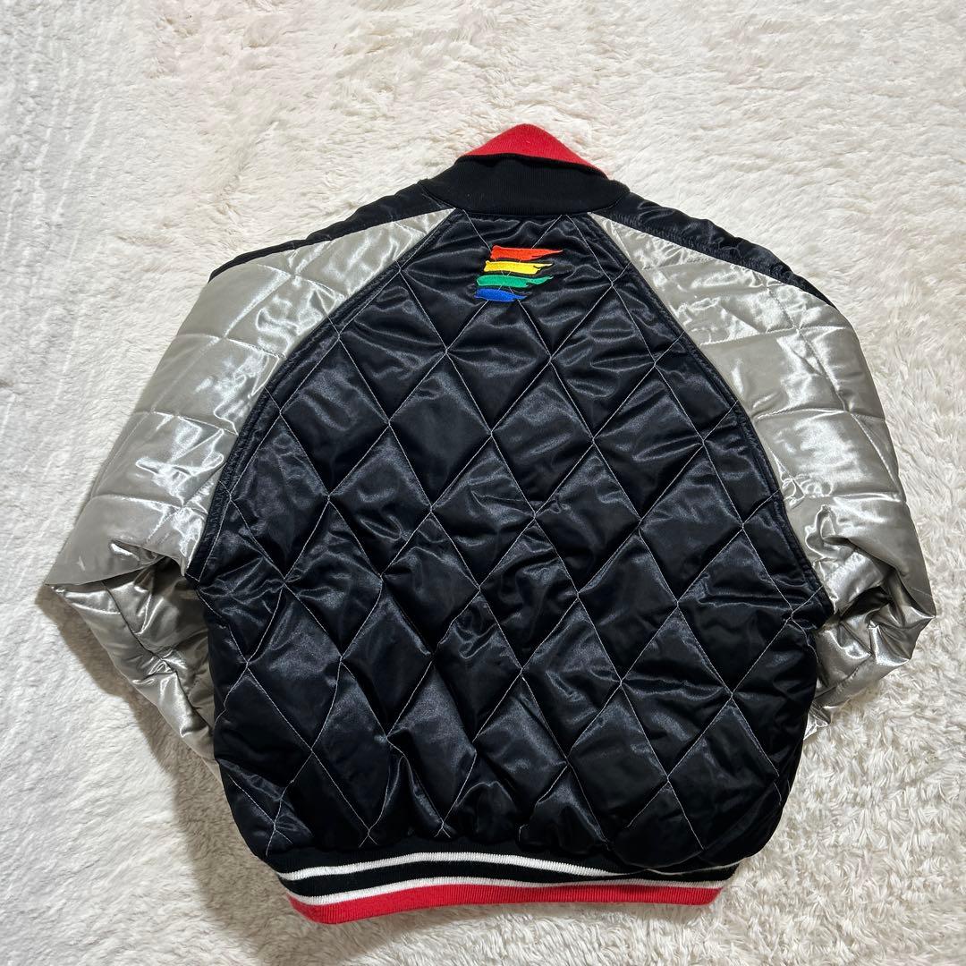 【美品】BENETTON ベネトンフォーミュラ1 レーシングジャケット L 黒銀