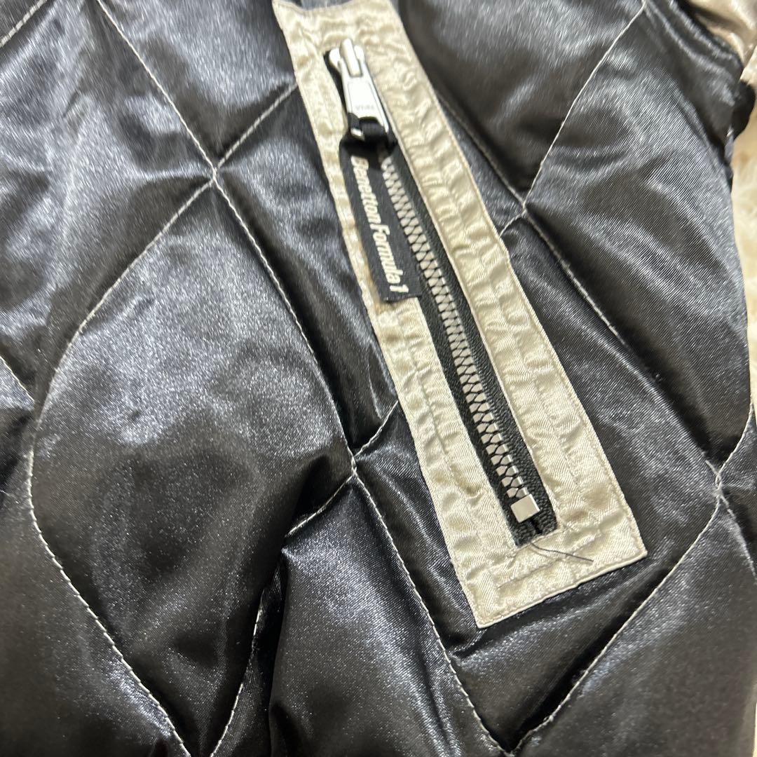 【美品】BENETTON ベネトンフォーミュラ1 レーシングジャケット L 黒銀