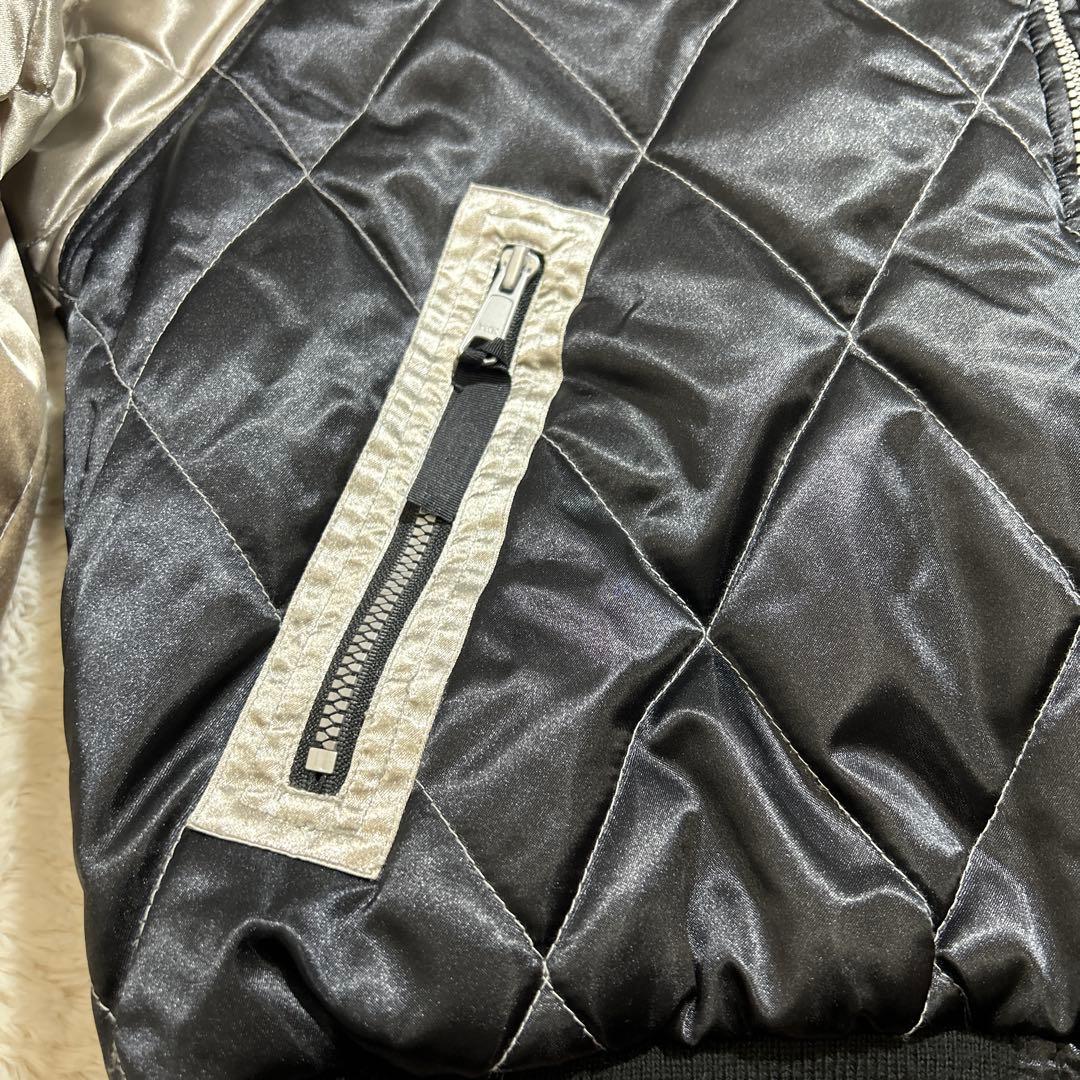 【美品】BENETTON ベネトンフォーミュラ1 レーシングジャケット L 黒銀