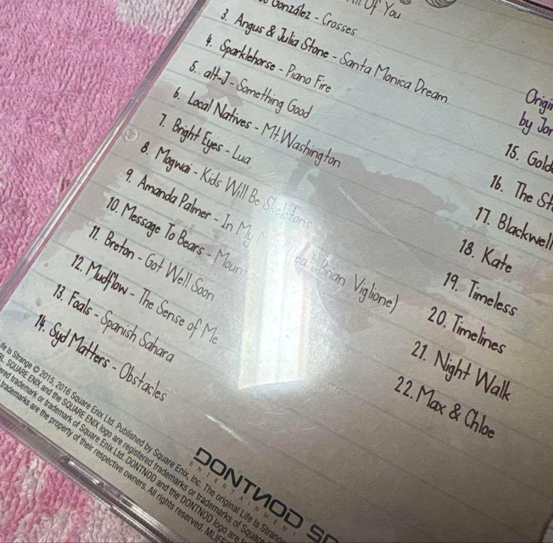 Life is strange ライフイズストレンジ サントラ CD