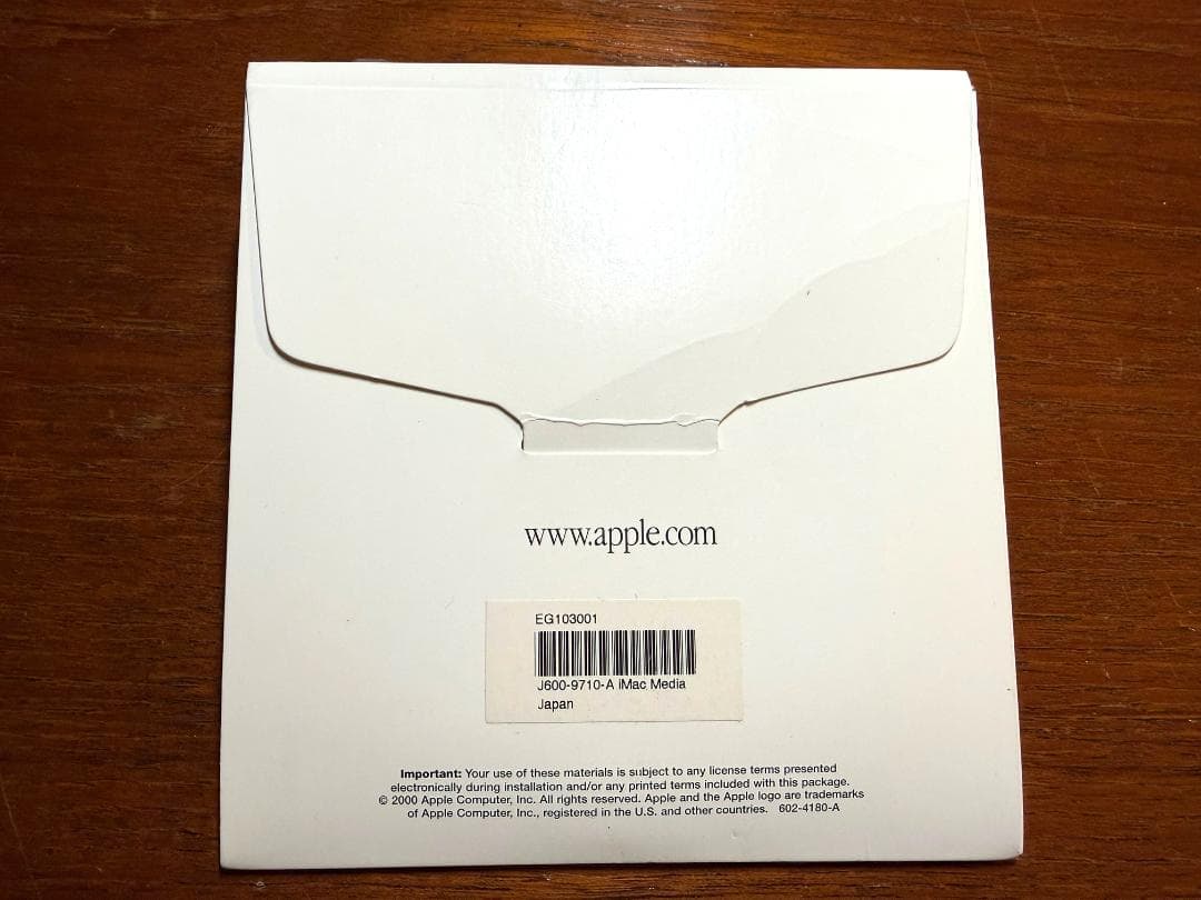 【Apple純正品】iMac OS XとOS9インストーラーディスク