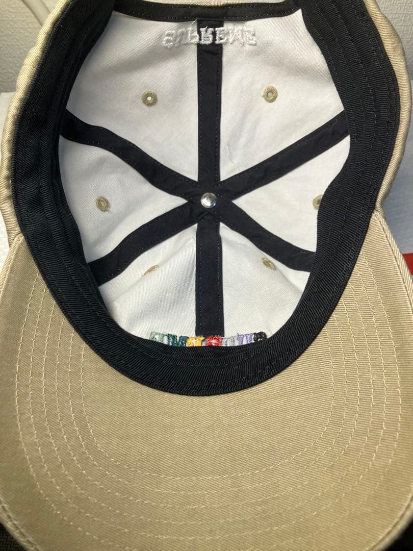 SUPREME Pigment Dye 6-Panel ベージュキャップ