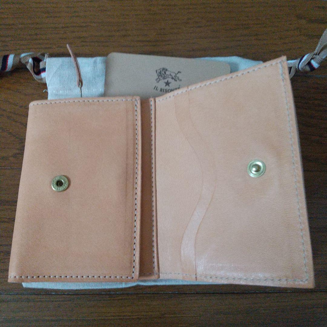 新品未使用 イルビゾンテ IL BISONTE ウォレット 折り財布 コンパクト