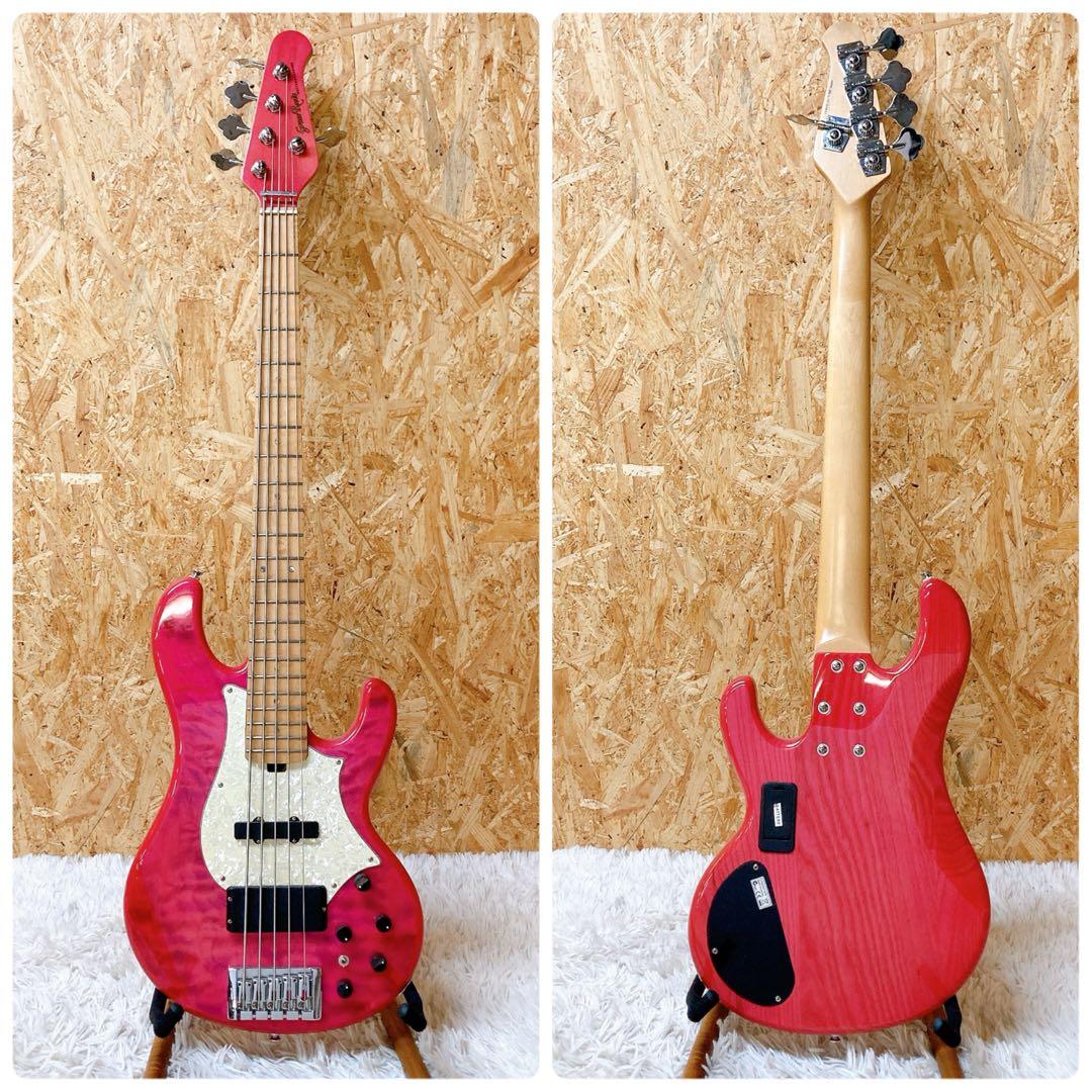 Grass roots G-T-80BD tetsuya モデル　5弦ベース