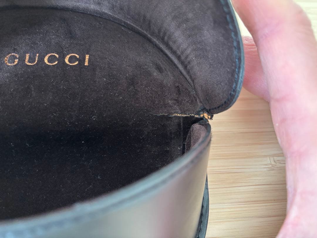 【GUCCI】 サングラス ブラウン・ゴールド