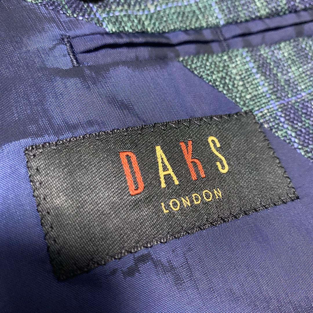 未使用 DAKS ロロピアーナ テーラードジャケット シルク リネン
