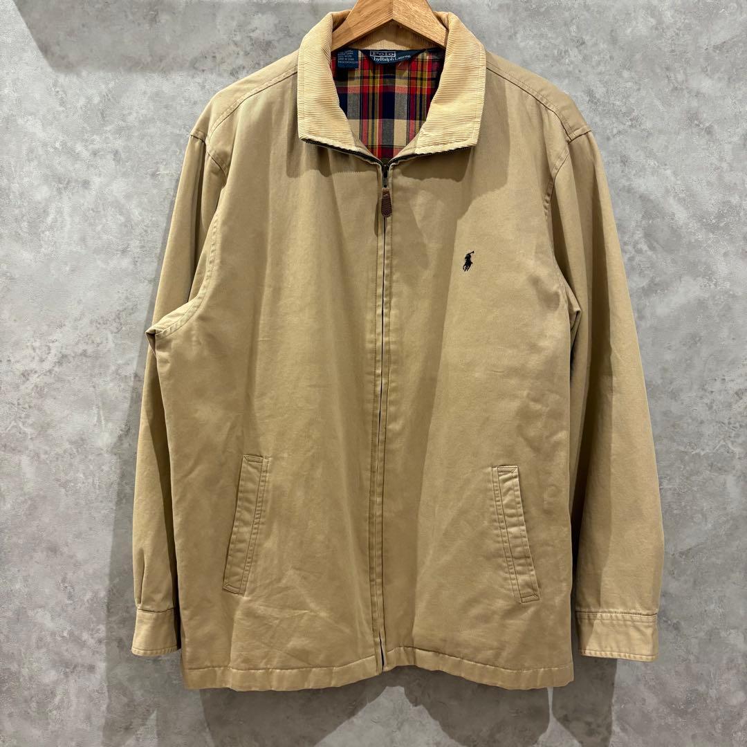 90s Polo Ralph Lauren スウィングトップ 襟コーデュロイ