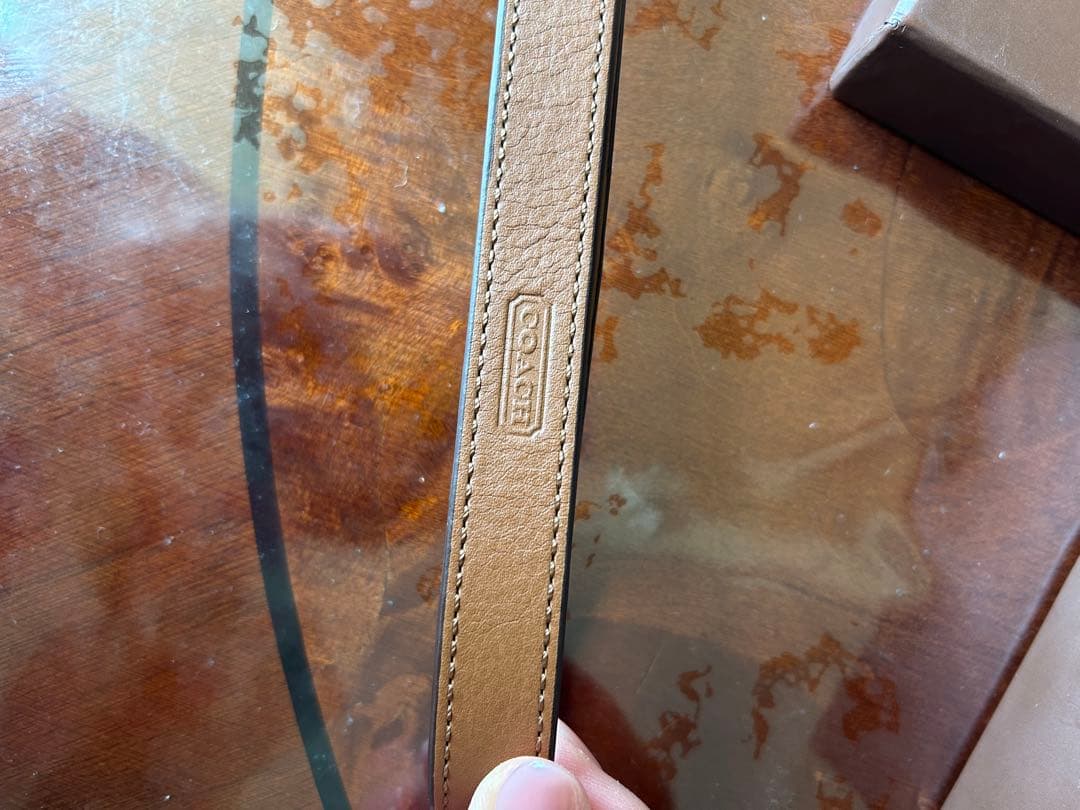 【美品】COACH 首輪リード　MSサイズ
