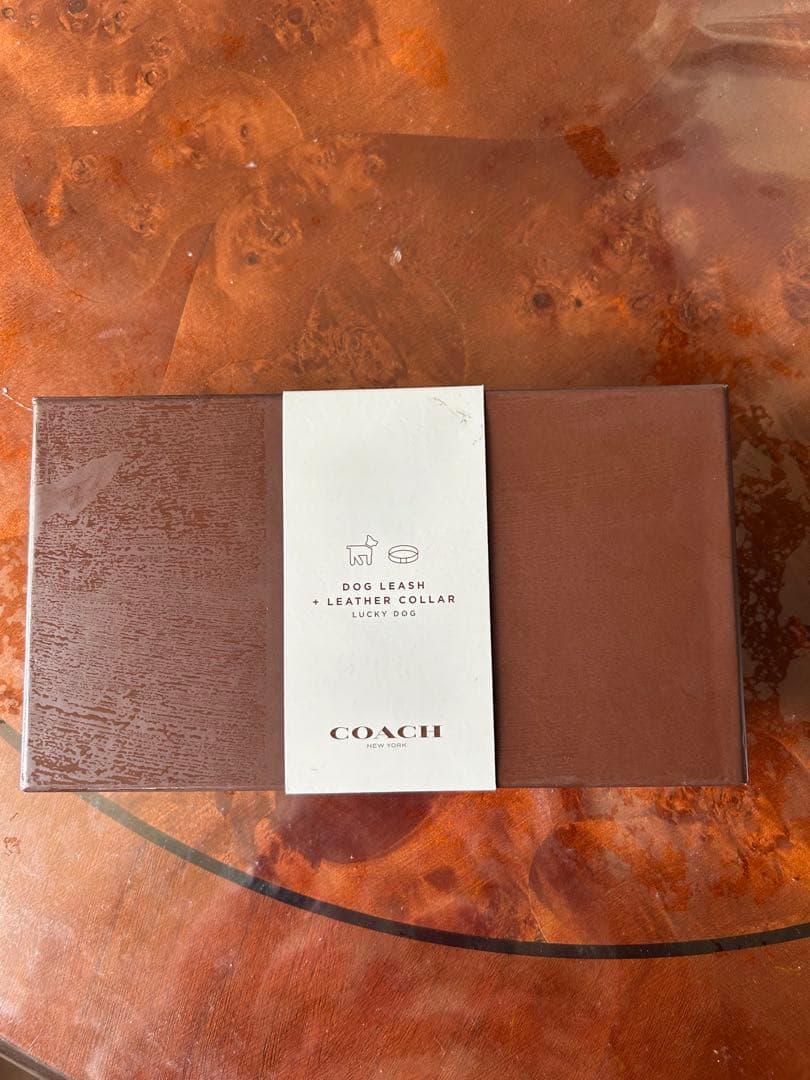 【美品】COACH 首輪リード　MSサイズ