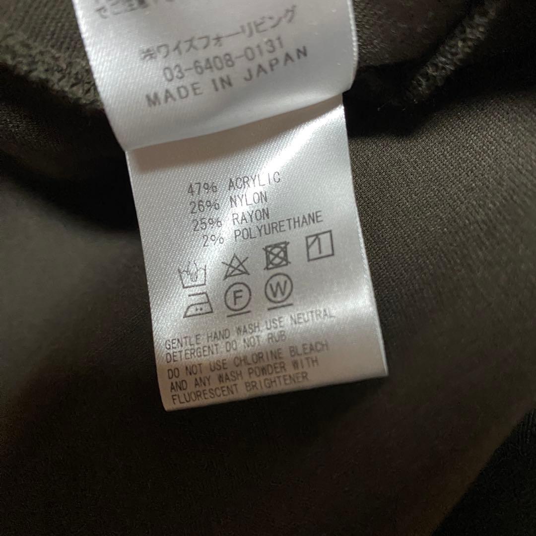 未使用品 ワイズフォーリビング ワンピース ヨウジヤマモト ブラウン 日本製