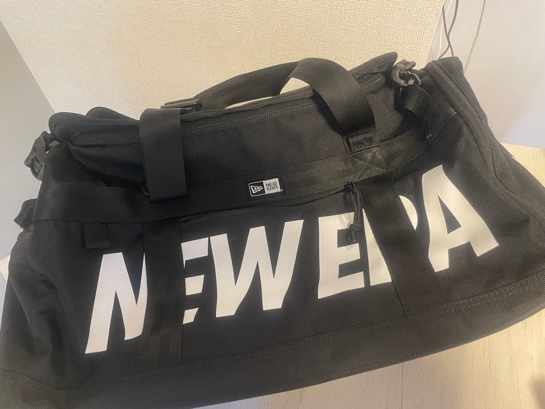 NEW ERA ブラック ボストンバッグ 美品